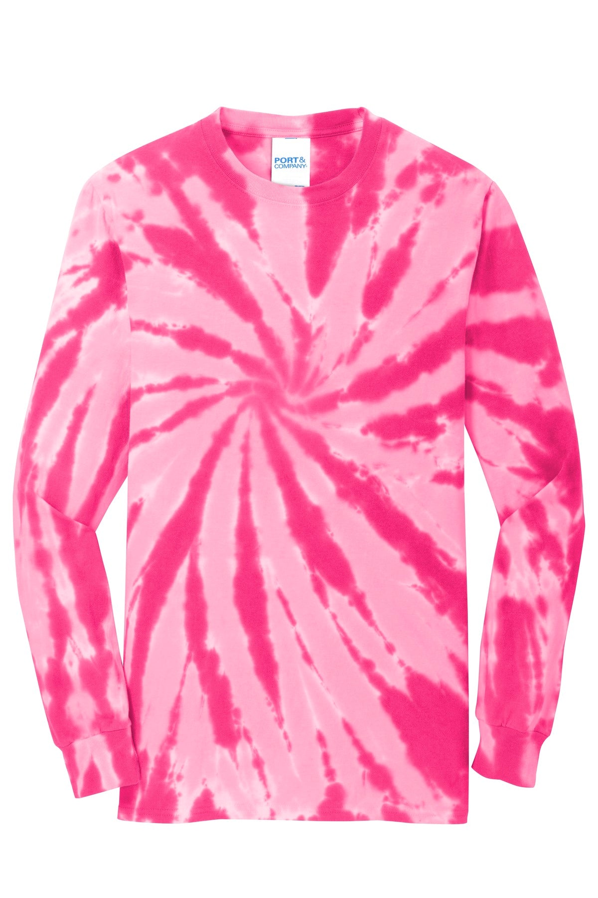 Port & Co Tie-Dye Long Sleeve Tee.  PC147LS