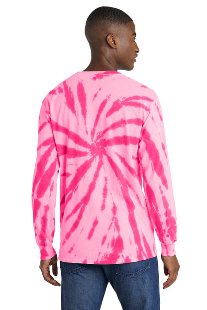 Port & Co Tie-Dye Long Sleeve Tee.  PC147LS