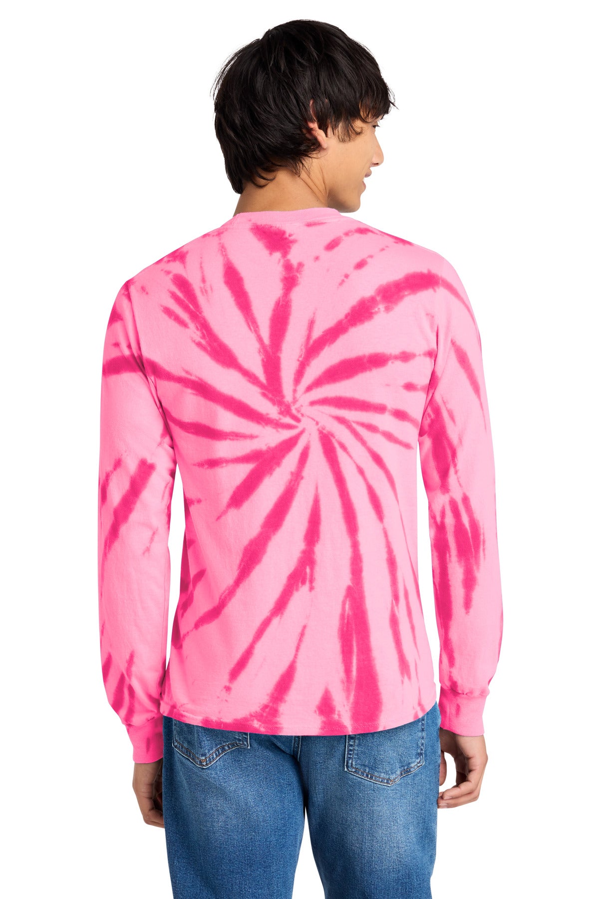 Port & Co Tie-Dye Long Sleeve Tee.  PC147LS