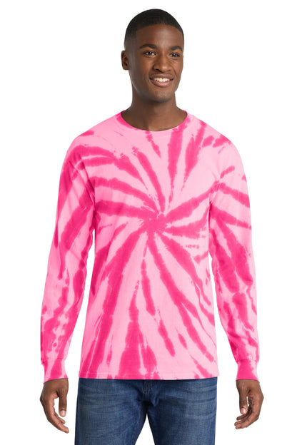 Port & Co Tie-Dye Long Sleeve Tee.  PC147LS