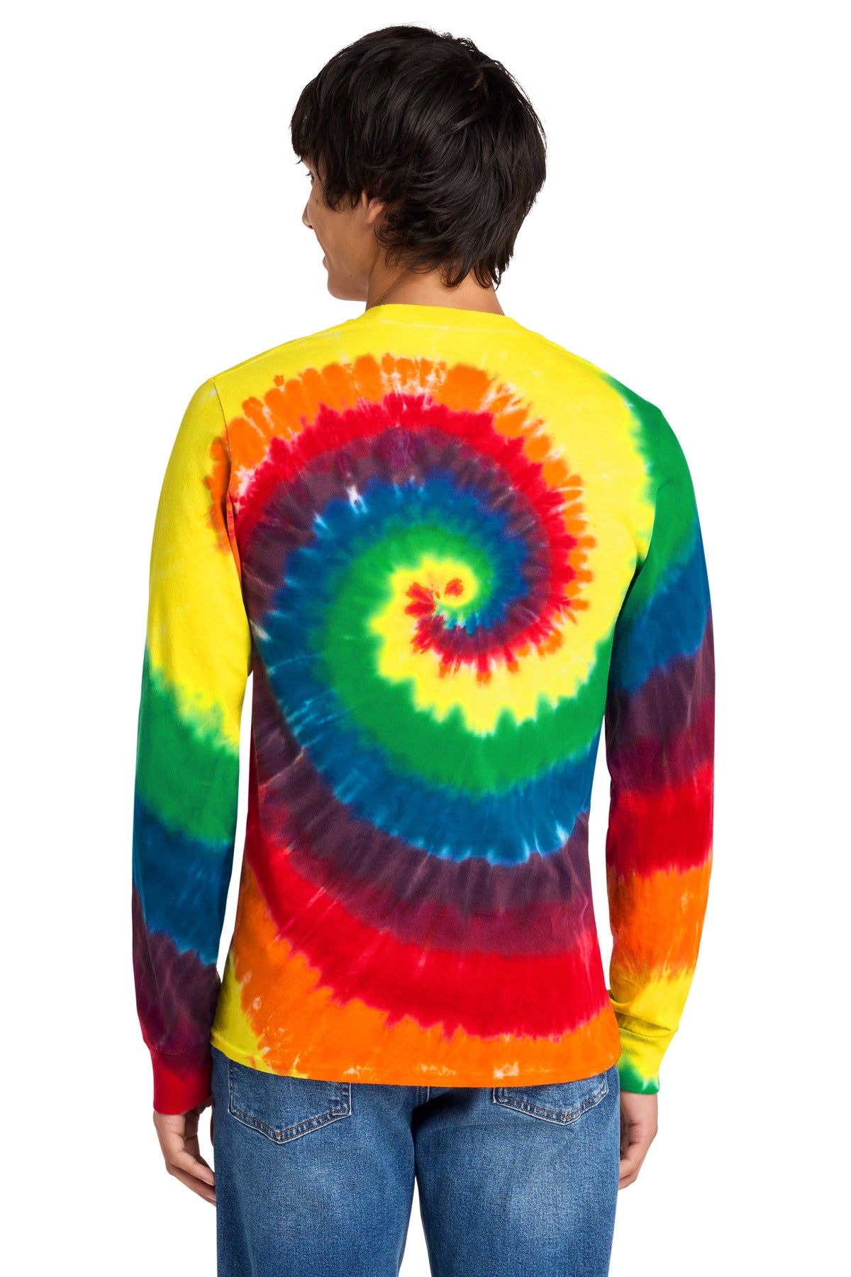 Port & Co Tie-Dye Long Sleeve Tee.  PC147LS