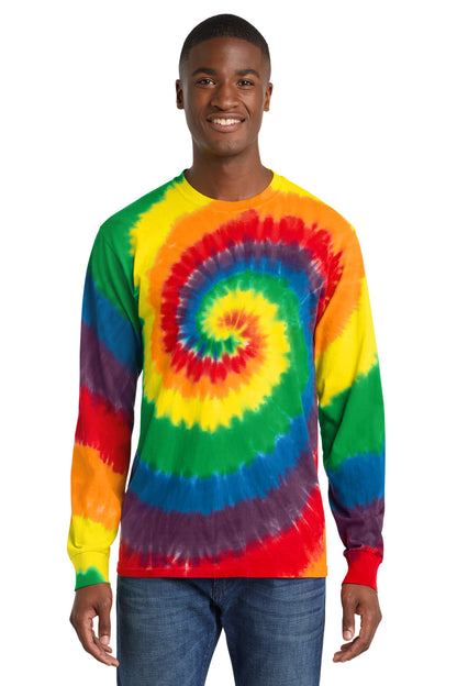 Port & Co Tie-Dye Long Sleeve Tee.  PC147LS