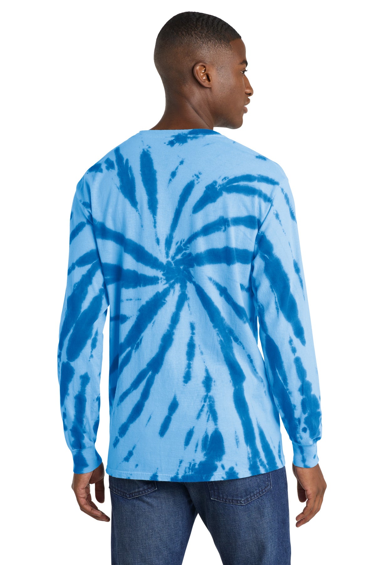 Port & Co Tie-Dye Long Sleeve Tee.  PC147LS