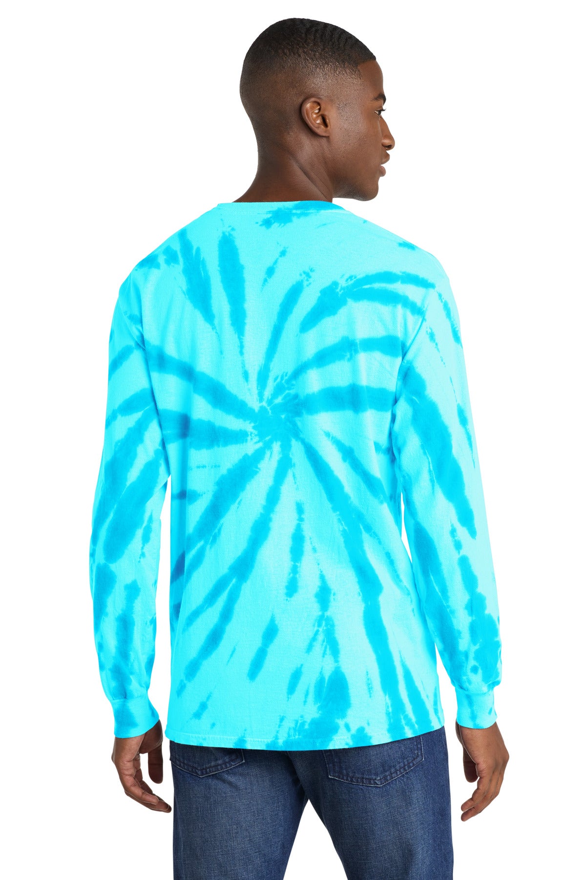 Port & Co Tie-Dye Long Sleeve Tee.  PC147LS