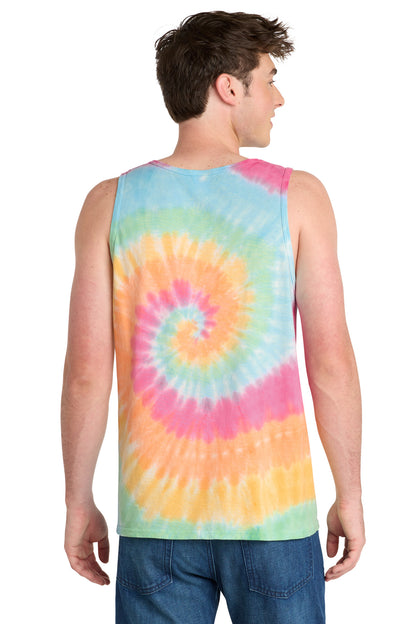 Port & Co Tie-Dye Tank Top.  PC147TT