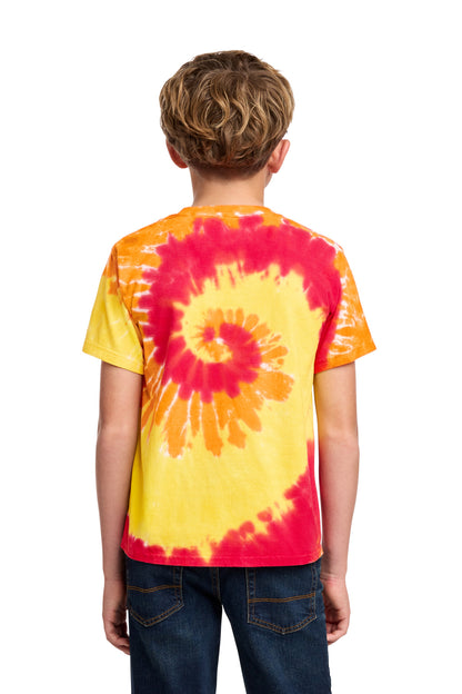 Port & Co Youth Tie-Dye Tee. PC147Y