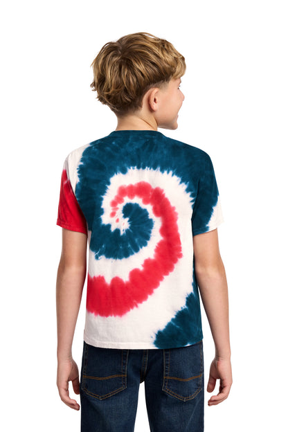 Port & Co Youth Tie-Dye Tee. PC147Y
