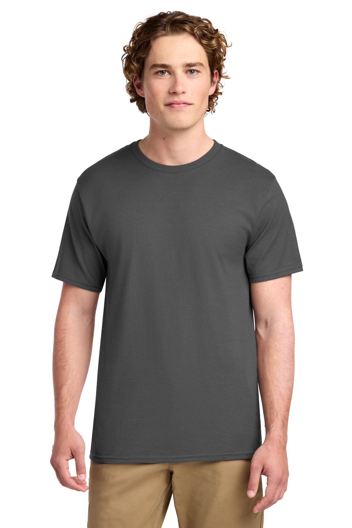 Port & Co Ring Spun Cotton Tee. PC150
