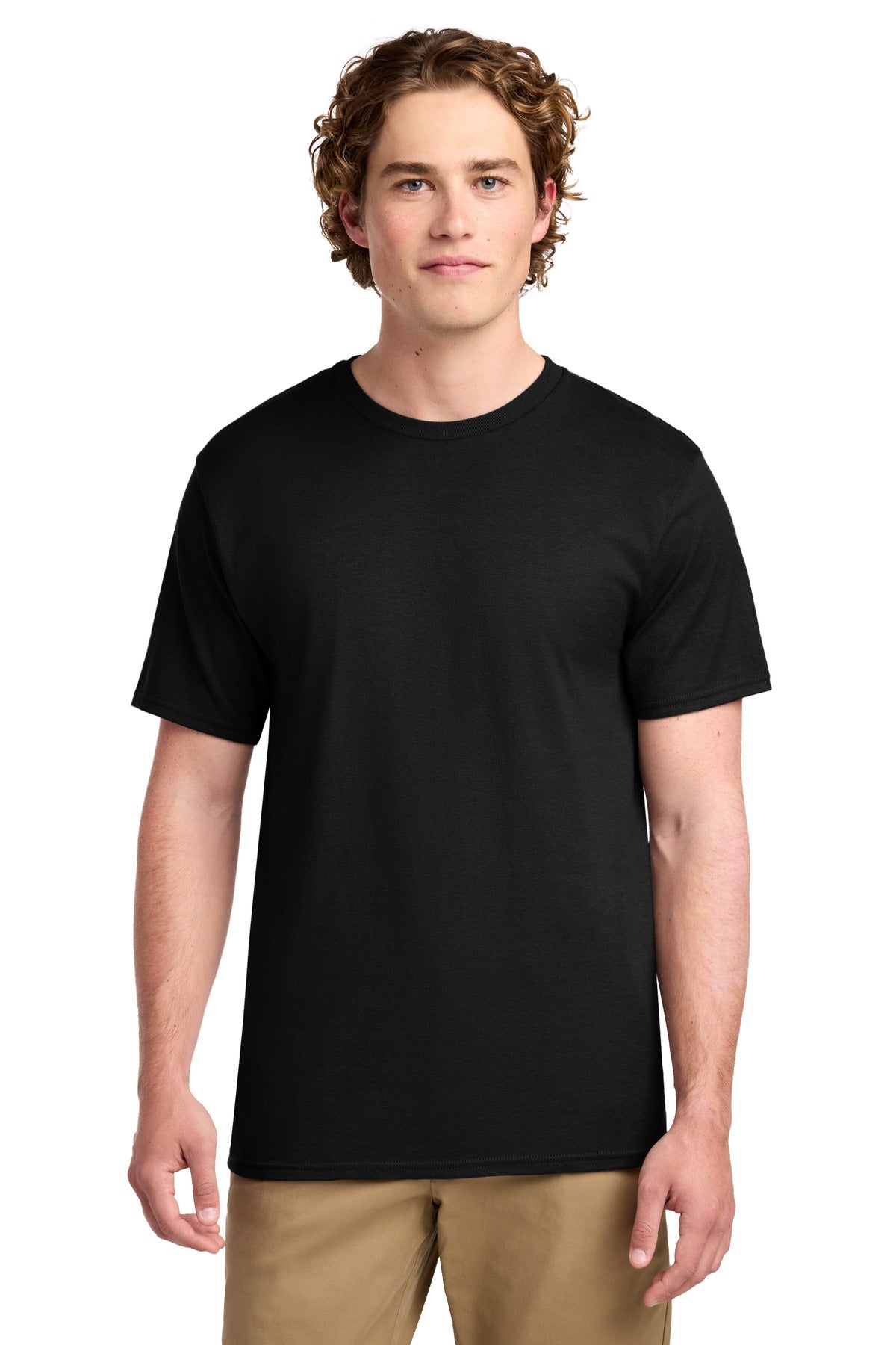 Port & Co Ring Spun Cotton Tee. PC150