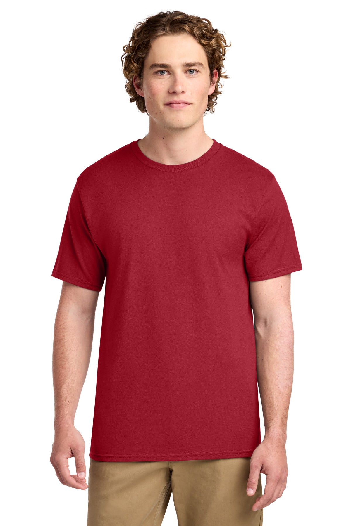 Port & Co Ring Spun Cotton Tee. PC150