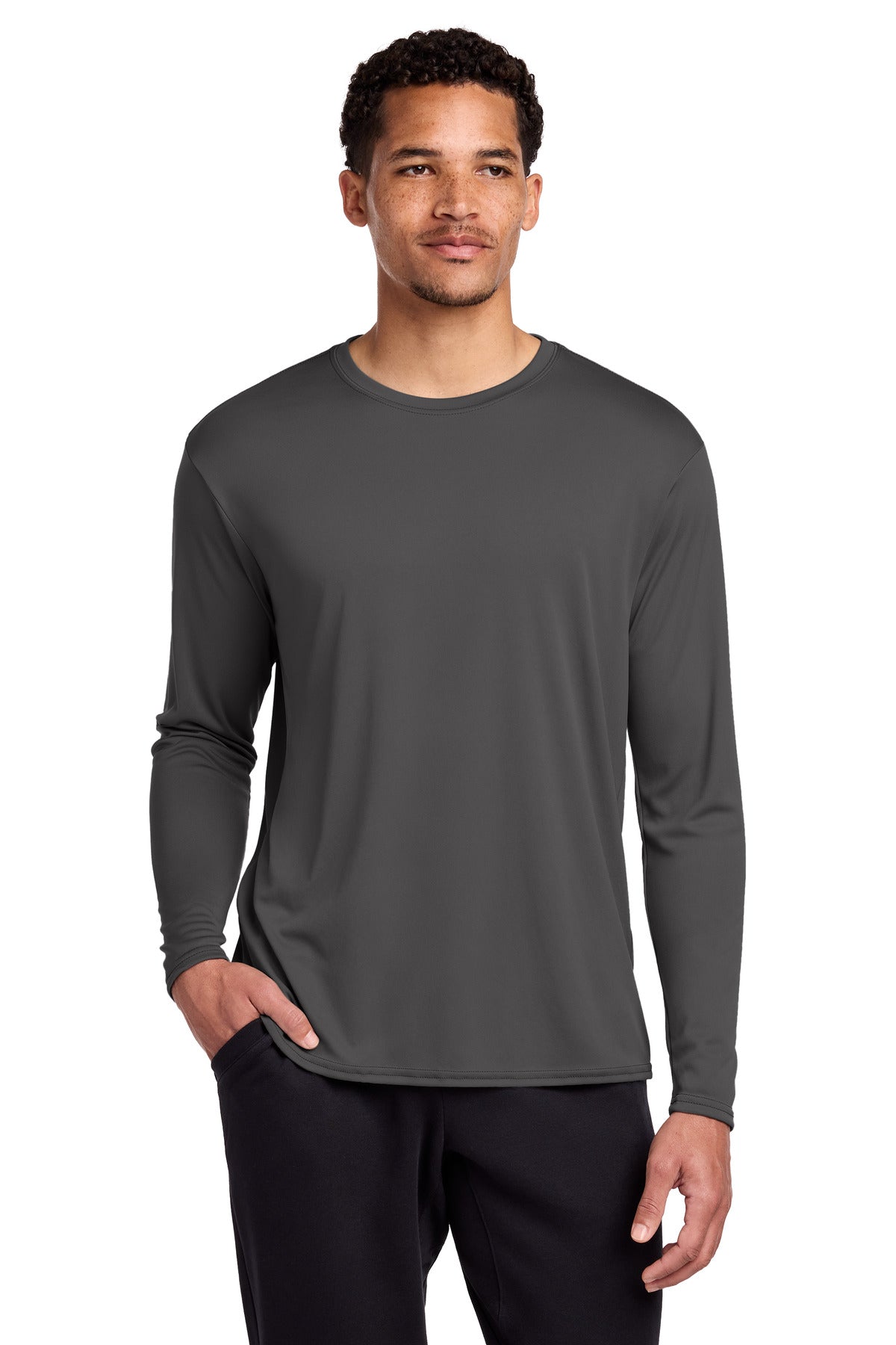 Port & Co Long Sleeve Performance Tee. PC380LS