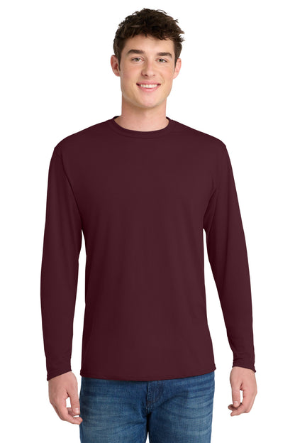 Port & Co Long Sleeve Performance Blend Tee. PC381LS