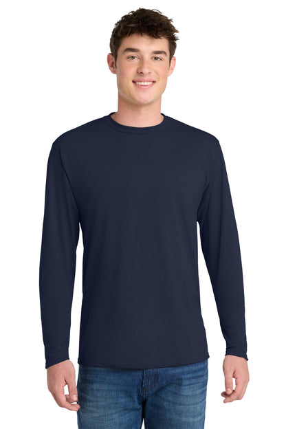 Port & Co Long Sleeve Performance Blend Tee. PC381LS