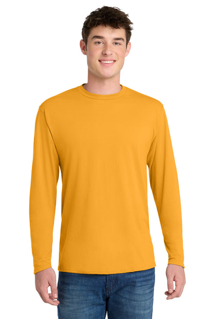 Port & Co Long Sleeve Performance Blend Tee. PC381LS