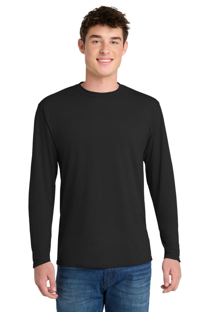 Port & Co Long Sleeve Performance Blend Tee. PC381LS