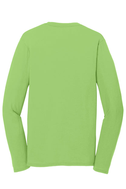 Port & Co Long Sleeve Performance Blend Tee. PC381LS