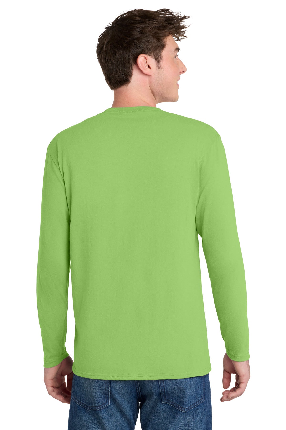 Port & Co Long Sleeve Performance Blend Tee. PC381LS