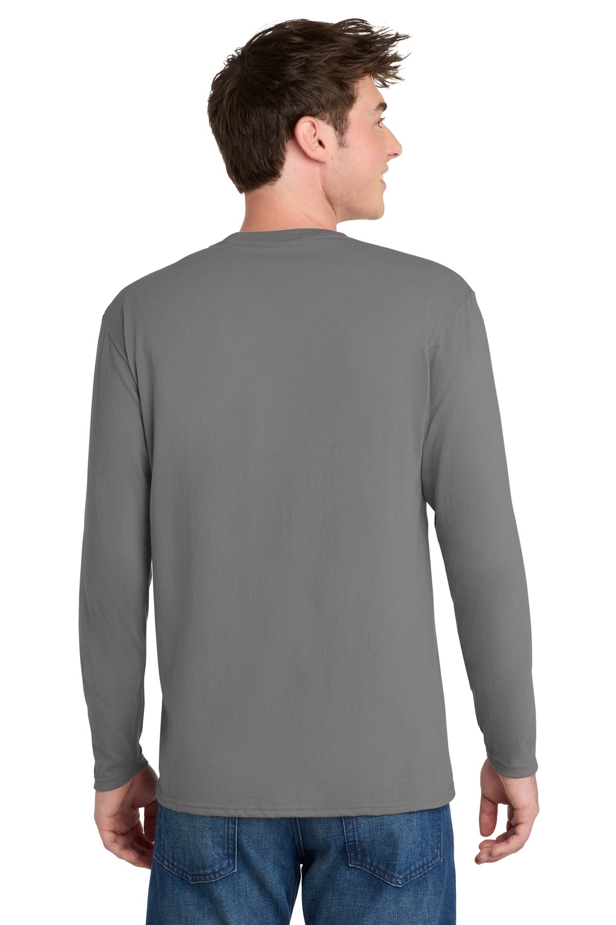 Port & Co Long Sleeve Performance Blend Tee. PC381LS
