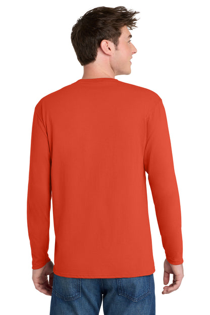 Port & Co Long Sleeve Performance Blend Tee. PC381LS