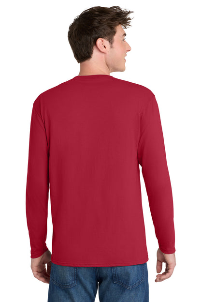 Port & Co Long Sleeve Performance Blend Tee. PC381LS