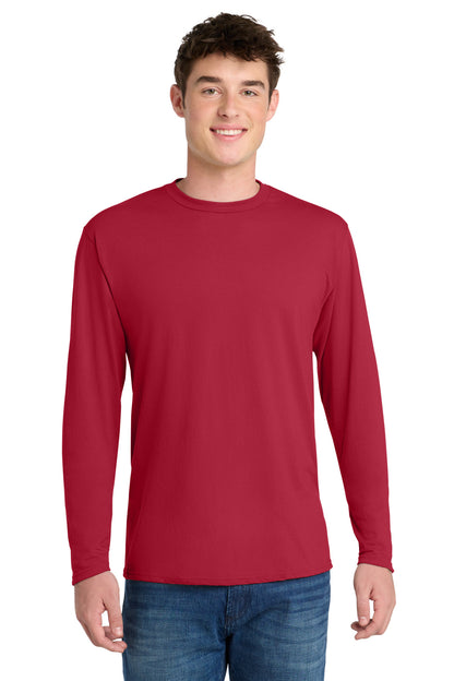 Port & Co Long Sleeve Performance Blend Tee. PC381LS