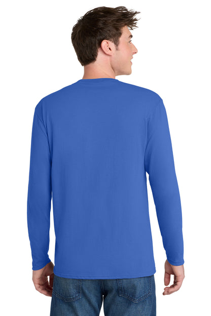 Port & Co Long Sleeve Performance Blend Tee. PC381LS