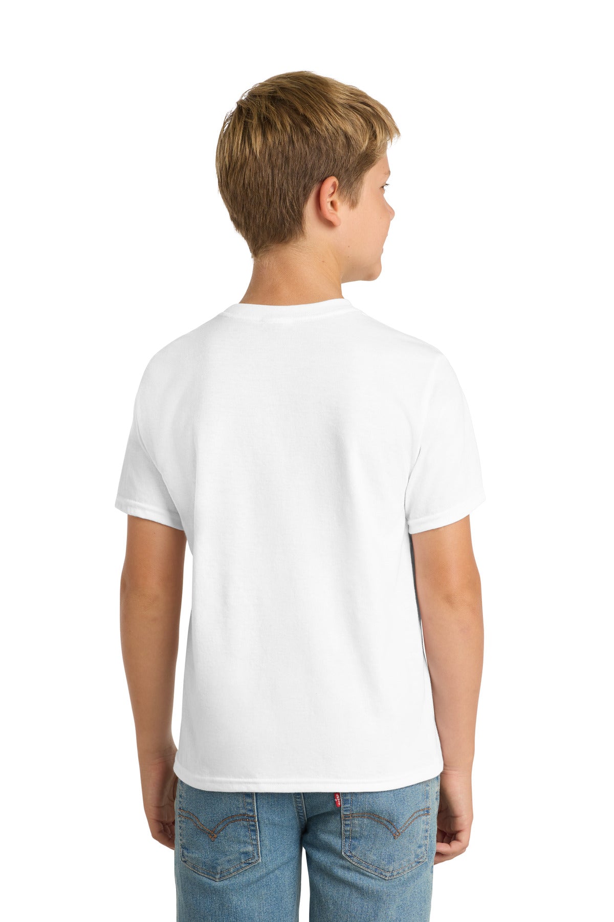 Port & Co Youth Performance Blend Tee. PC381Y
