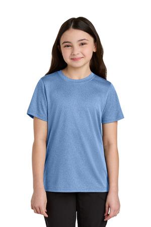 Port & Co Youth Heather Performance Tee PC390Y