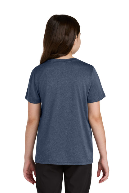 Port & Co Youth Heather Performance Tee PC390Y