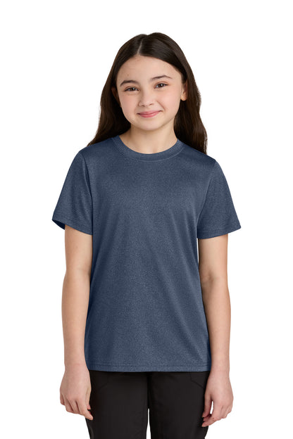 Port & Co Youth Heather Performance Tee PC390Y
