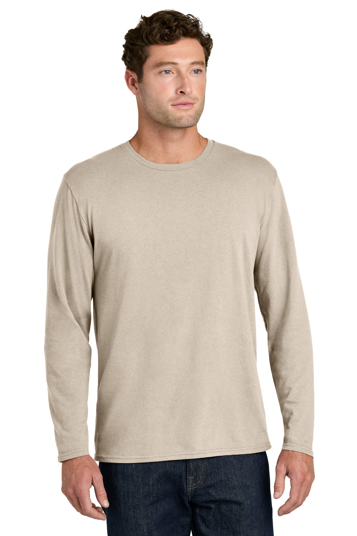 Port & Co Easy Cotton Long Sleeve Tee PC43LS