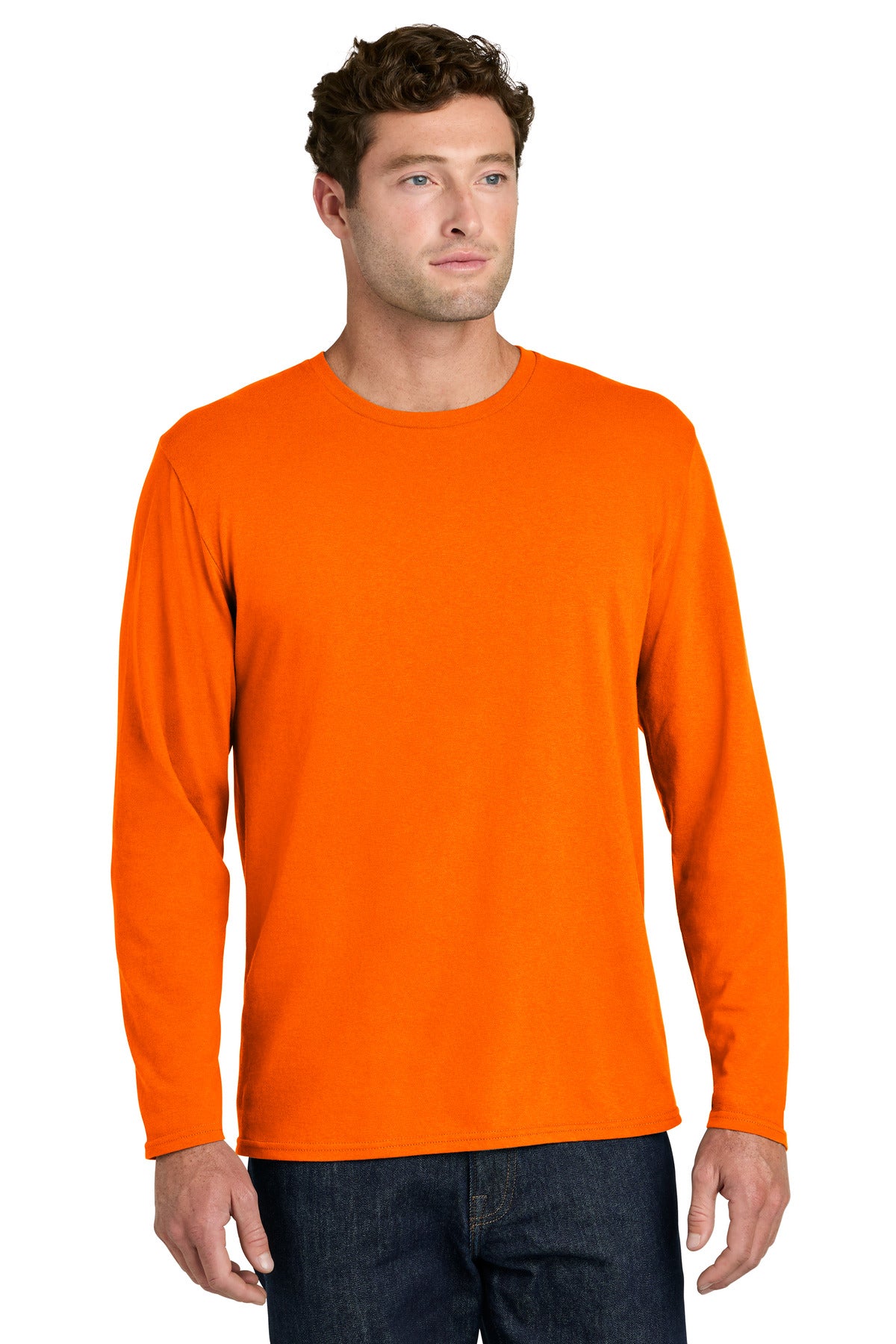 Port & Co Easy Cotton Long Sleeve Tee PC43LS
