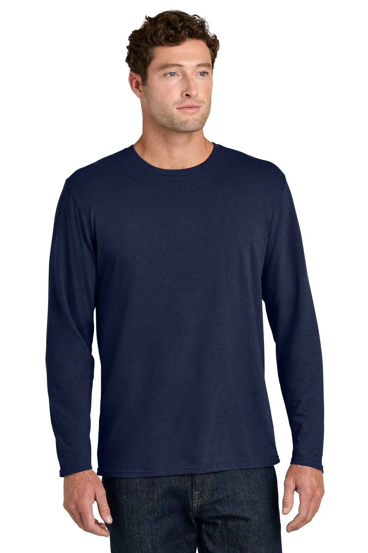 Port & Co Easy Cotton Long Sleeve Tee PC43LS