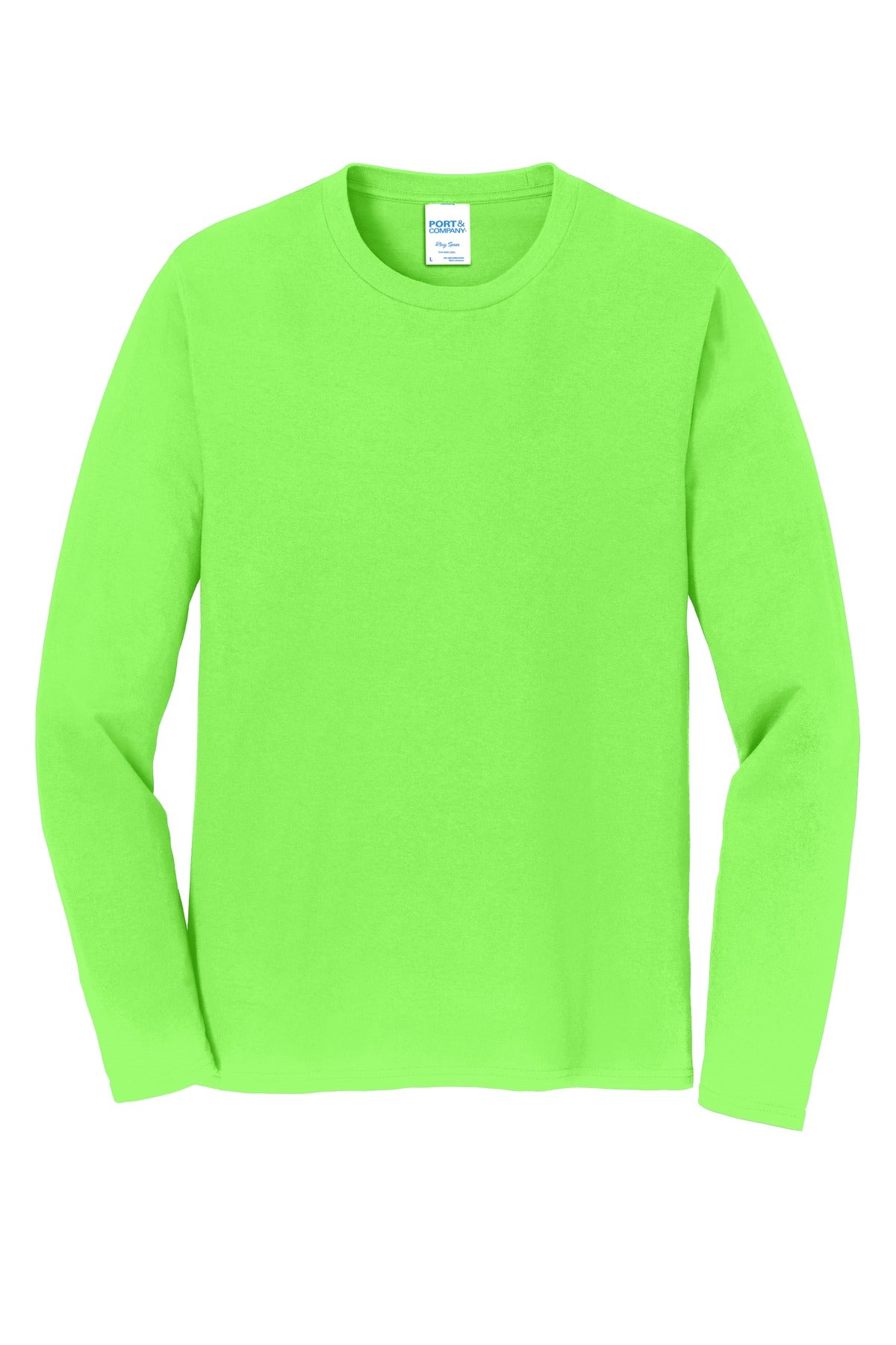 Port & Co Long Sleeve Fan Favorite Tee. PC450LS