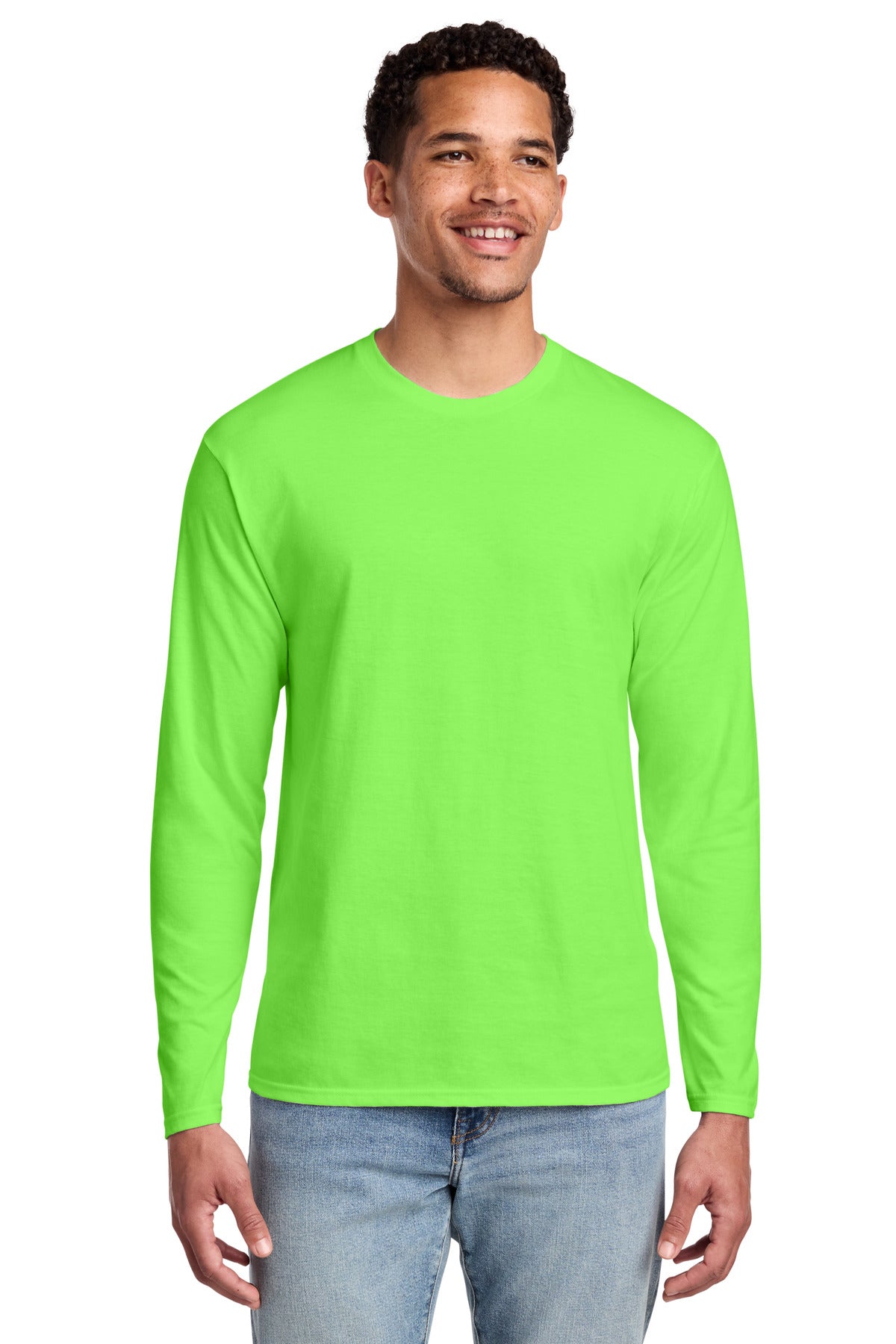 Port & Co Long Sleeve Fan Favorite Tee. PC450LS