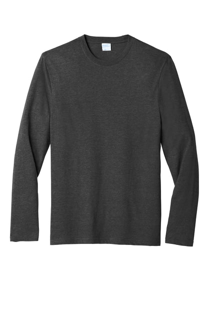 Port & Co Long Sleeve Fan Favorite  Blend Tee. PC455LS