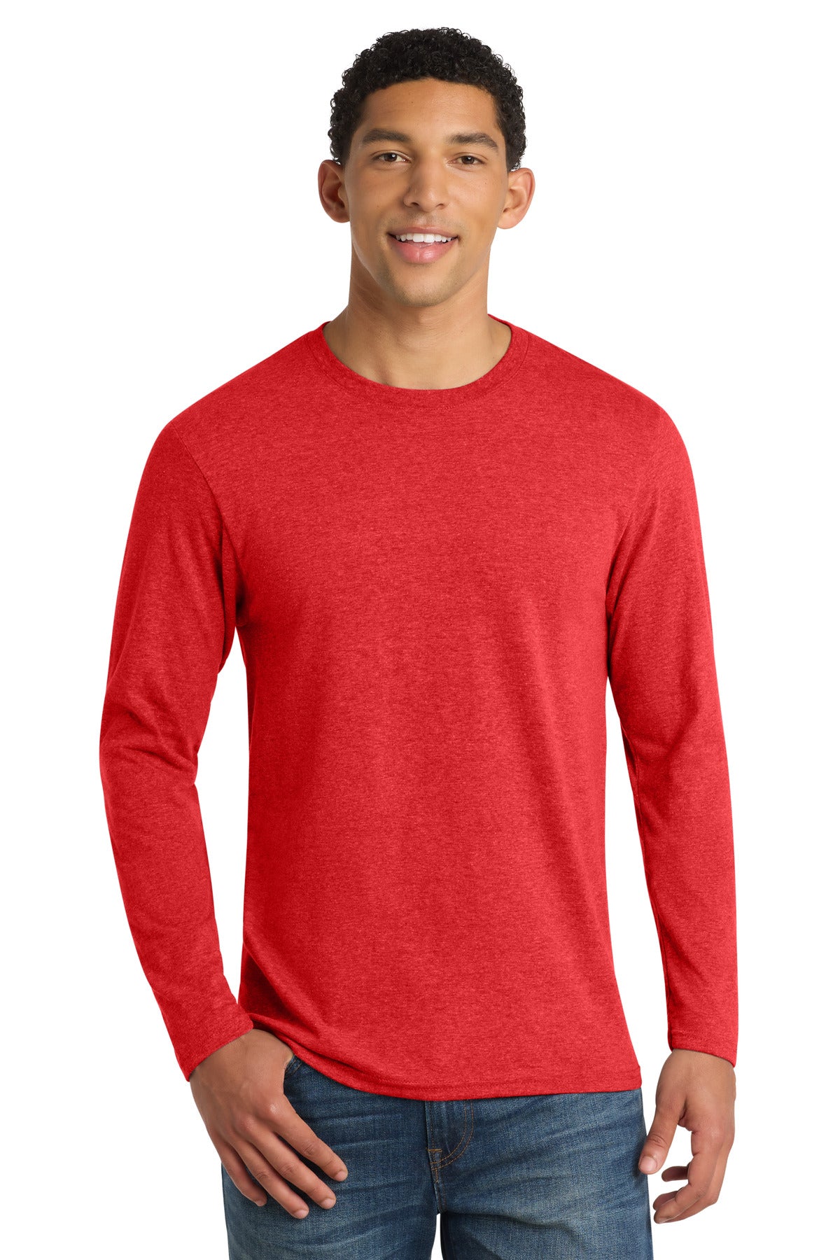 Port & Co Long Sleeve Fan Favorite  Blend Tee. PC455LS