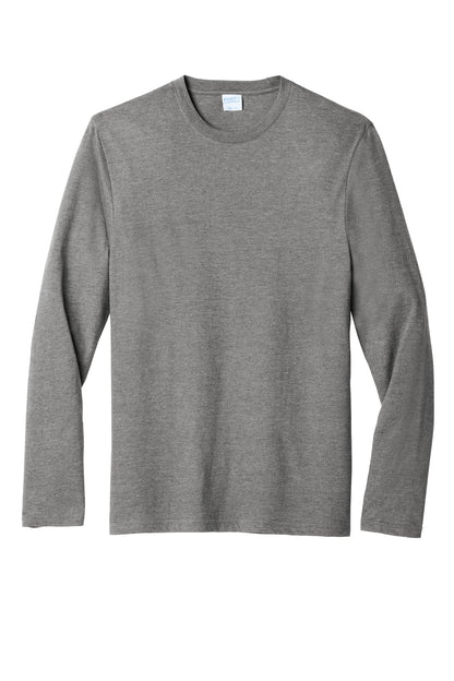 Port & Co Long Sleeve Fan Favorite  Blend Tee. PC455LS