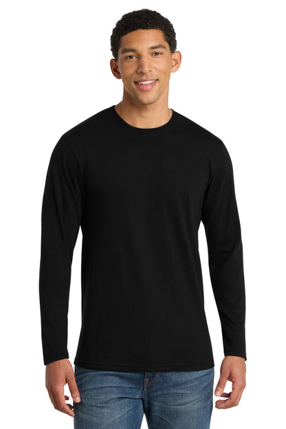 Port & Co Long Sleeve Fan Favorite  Blend Tee. PC455LS