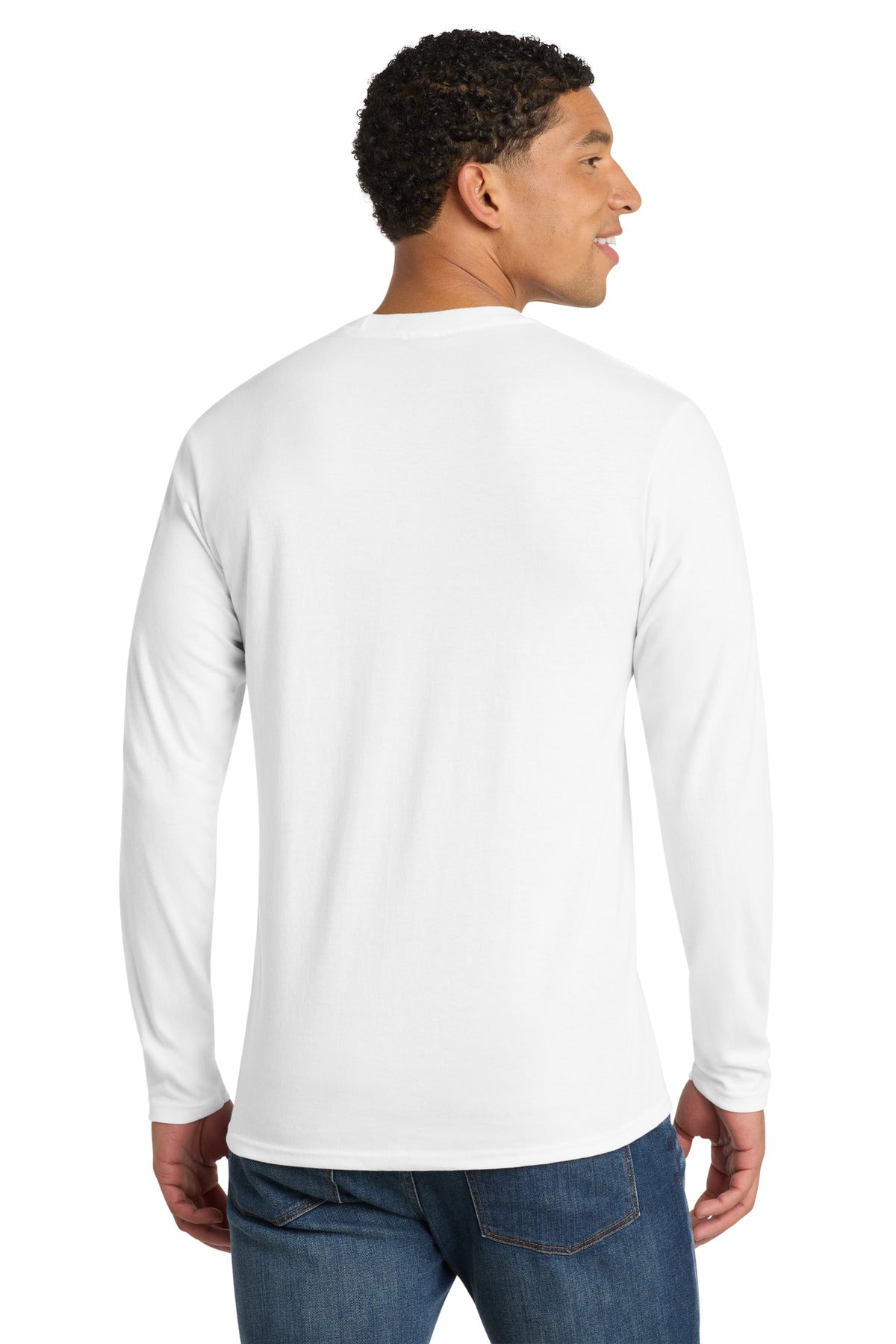 Port & Co Long Sleeve Fan Favorite  Blend Tee. PC455LS