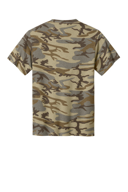 Port & Co Core Cotton Camo Tee.  PC54C