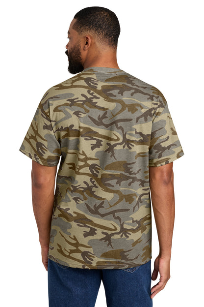 Port & Co Core Cotton Camo Tee.  PC54C