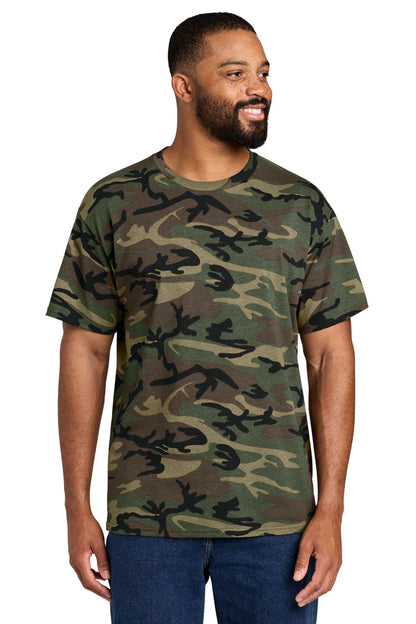 Port & Co Core Cotton Camo Tee.  PC54C