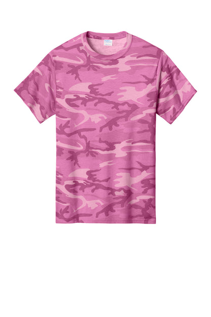 Port & Co Core Cotton Camo Tee.  PC54C