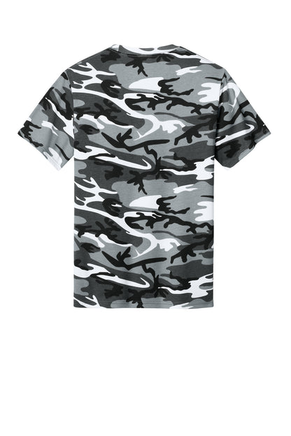 Port & Co Core Cotton Camo Tee.  PC54C