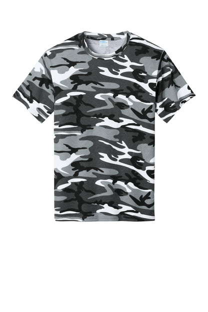 Port & Co Core Cotton Camo Tee.  PC54C
