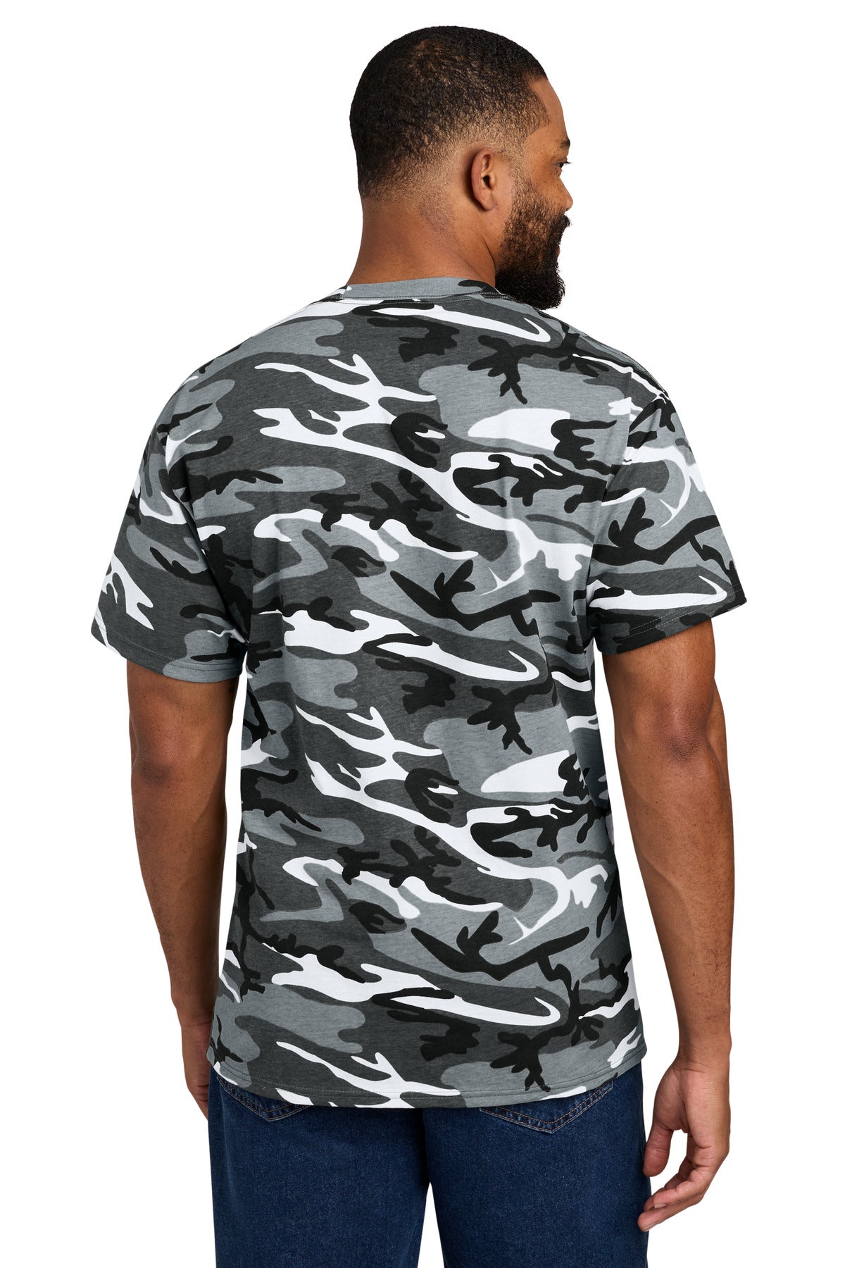 Port & Co Core Cotton Camo Tee.  PC54C