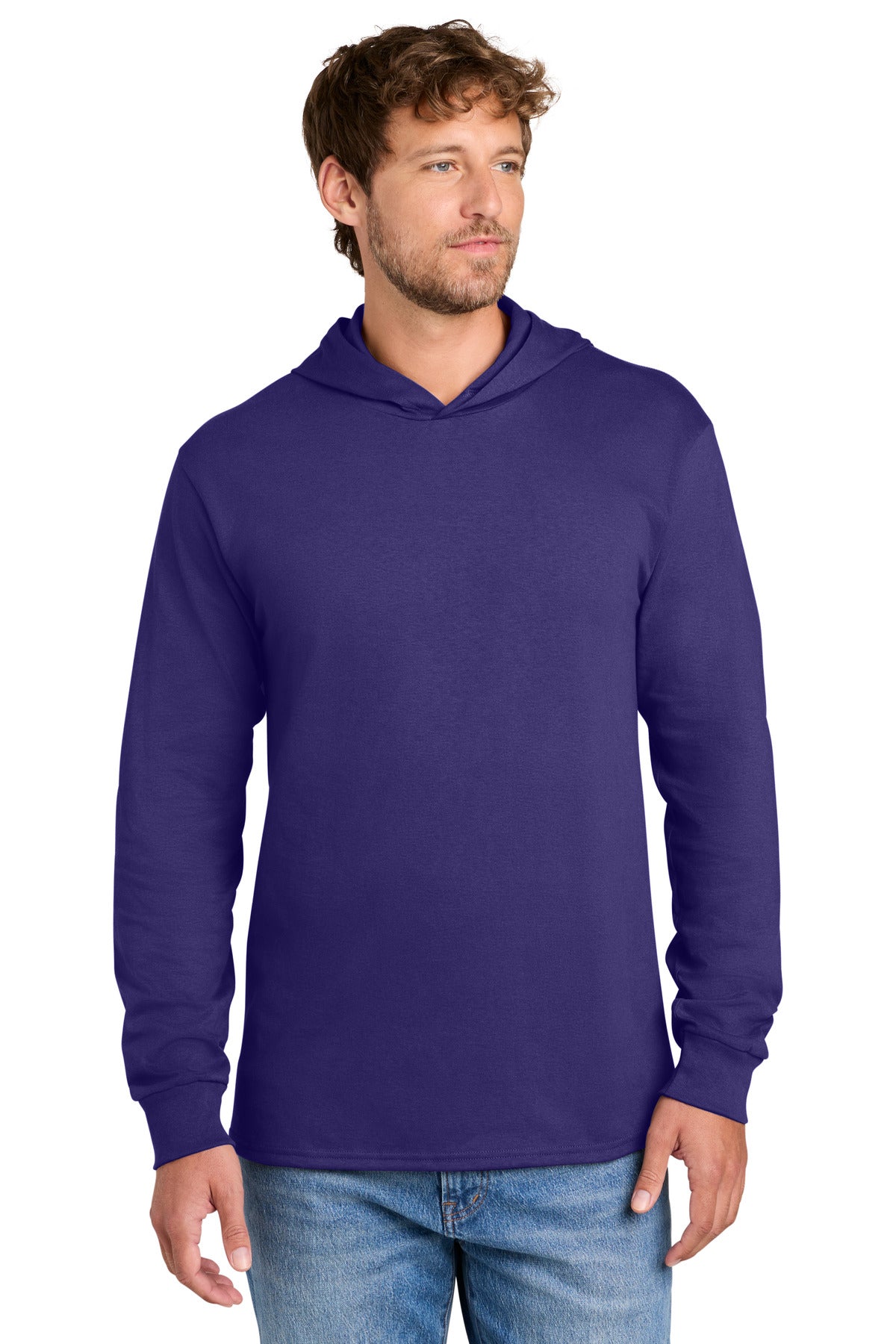 Port & Co Core Cotton Pullover Hooded Tee PC54H