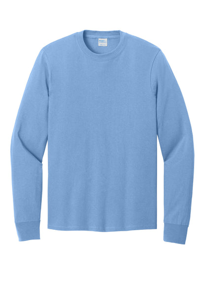 Port & Co Long Sleeve Core Cotton Tee. PC54LS