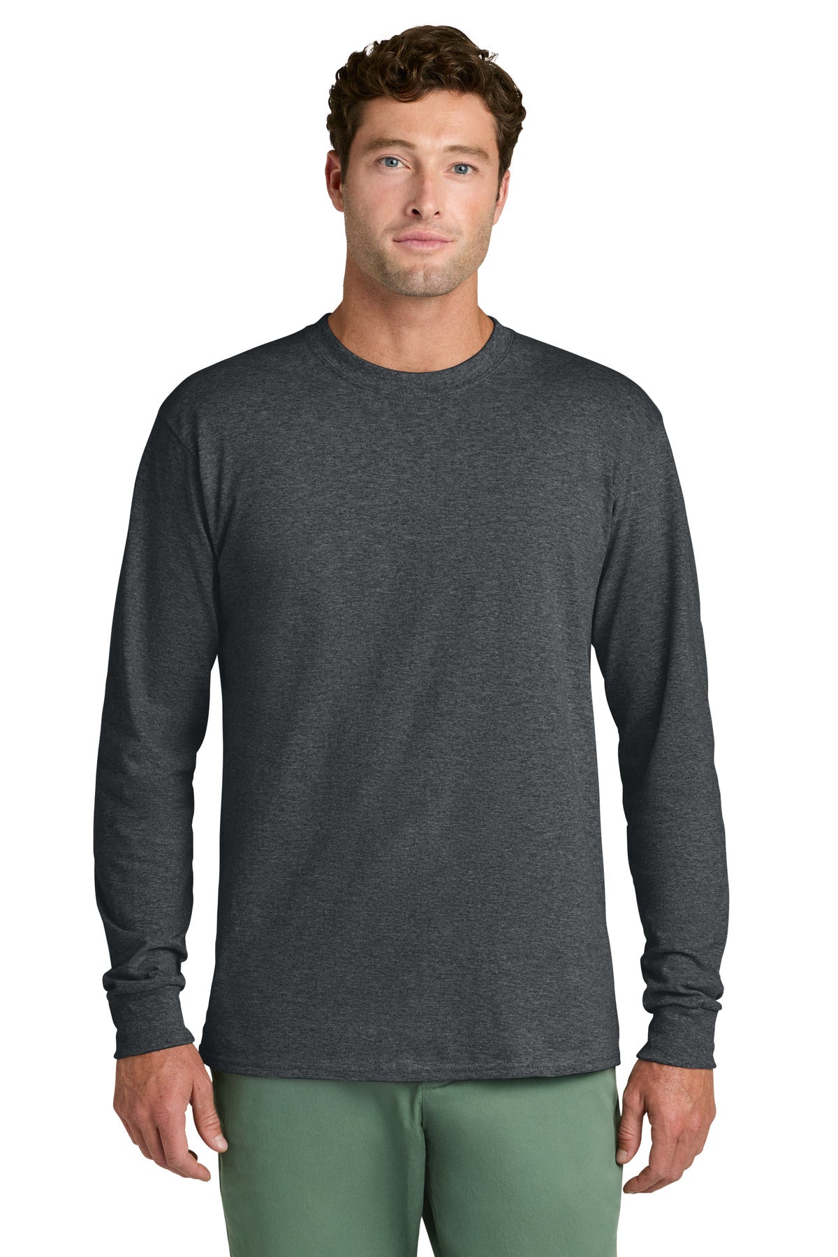 Port & Co Long Sleeve Core Cotton Tee. PC54LS